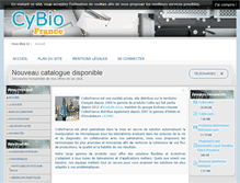 Tablet Screenshot of cybio.fr